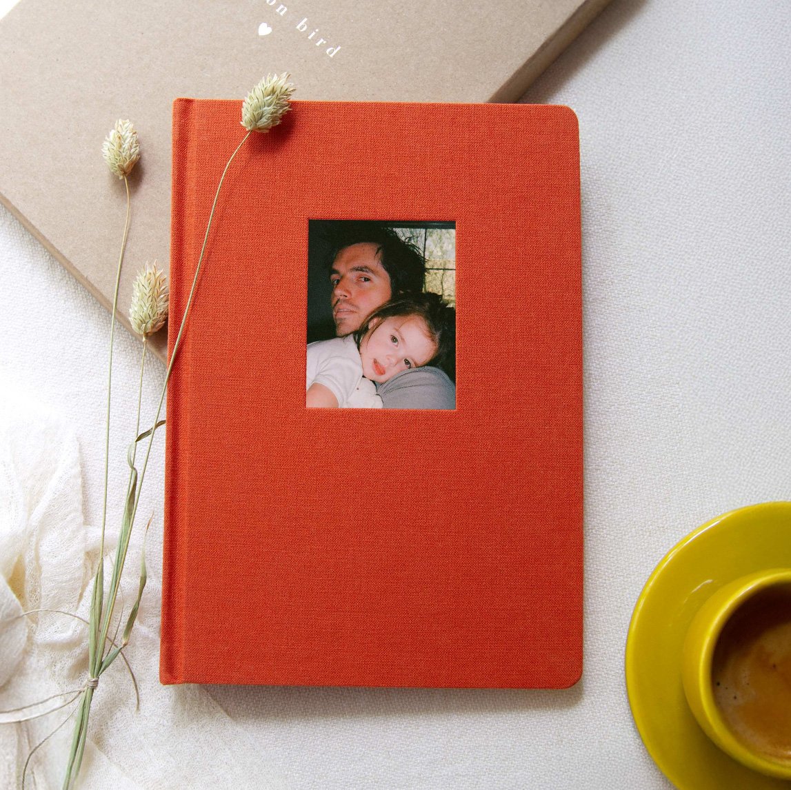 Cuaderno forrado en tela