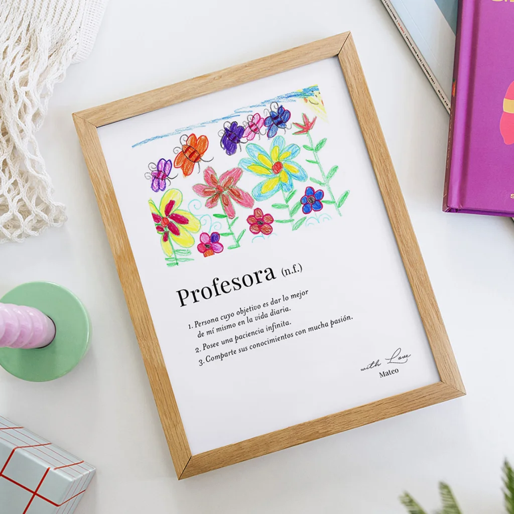 Póster con mensaje