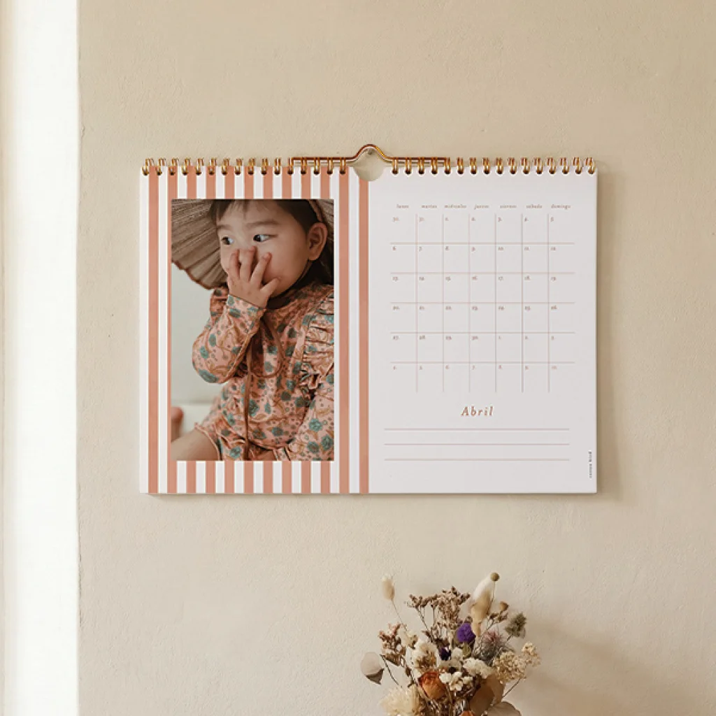 Calendario horizontal