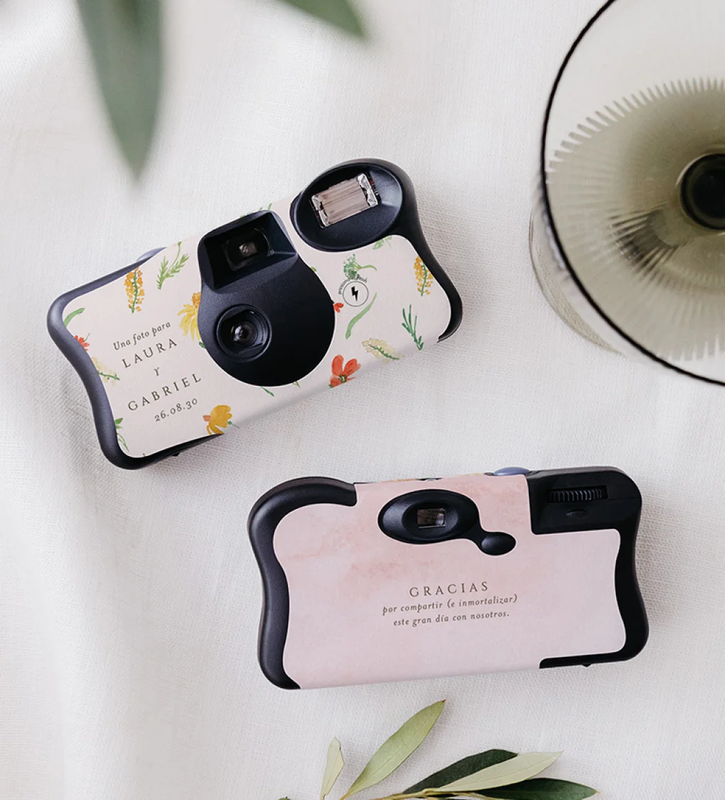 Sticker cámaras desechables