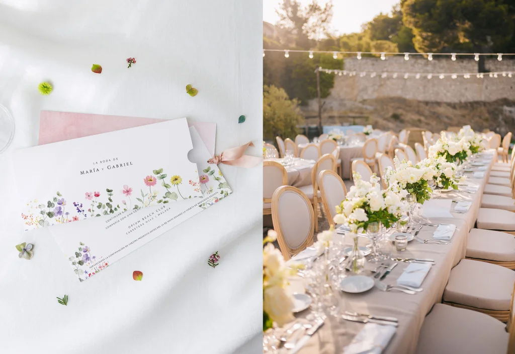 Una papelería de boda única