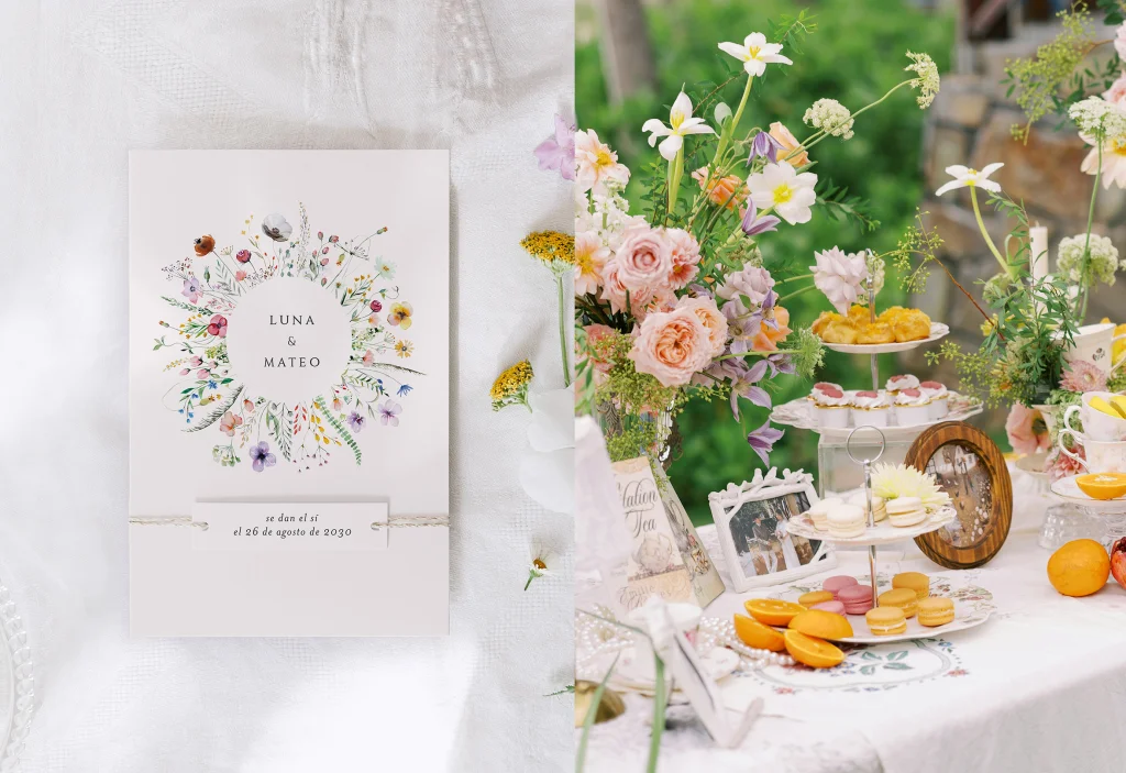 Una papelería de boda única