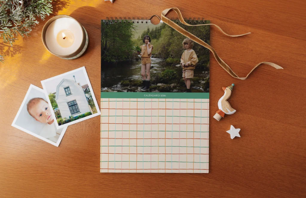 Calendario con espiral