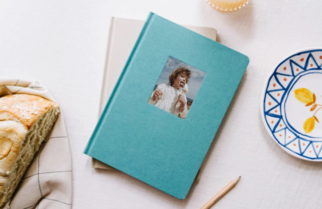 Cuaderno forrado en tela