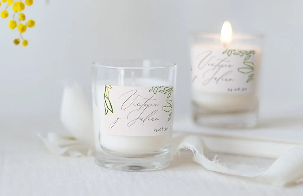 Velas vaso