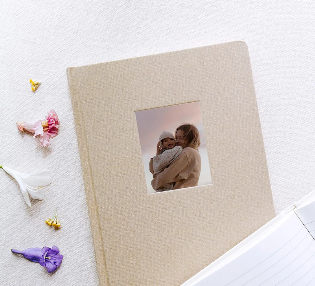 Cuaderno forrado en tela