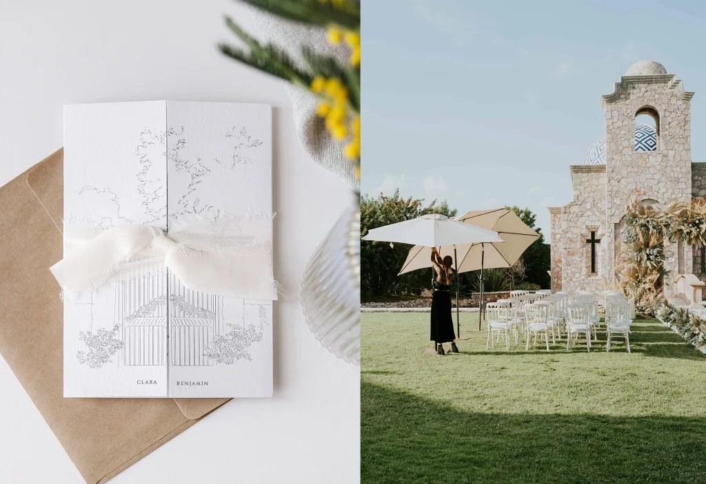 Una papelería de boda única