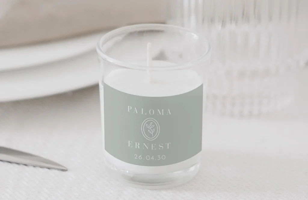 Velas vaso
