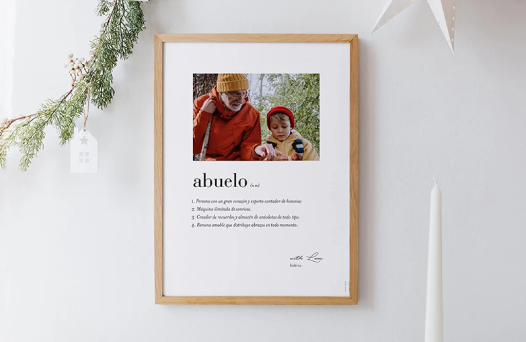 Póster con mensaje