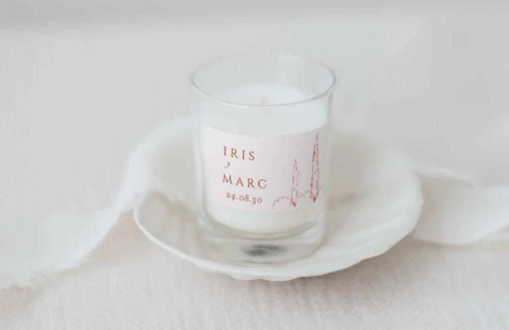Velas vaso