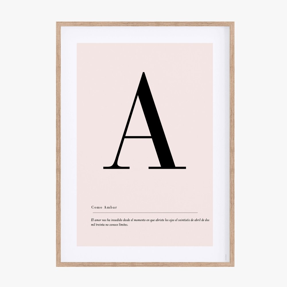Affiche lettre