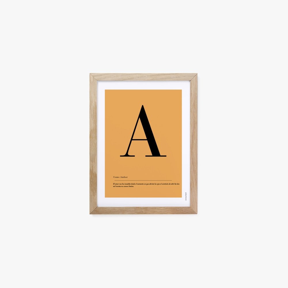 Affiche lettre