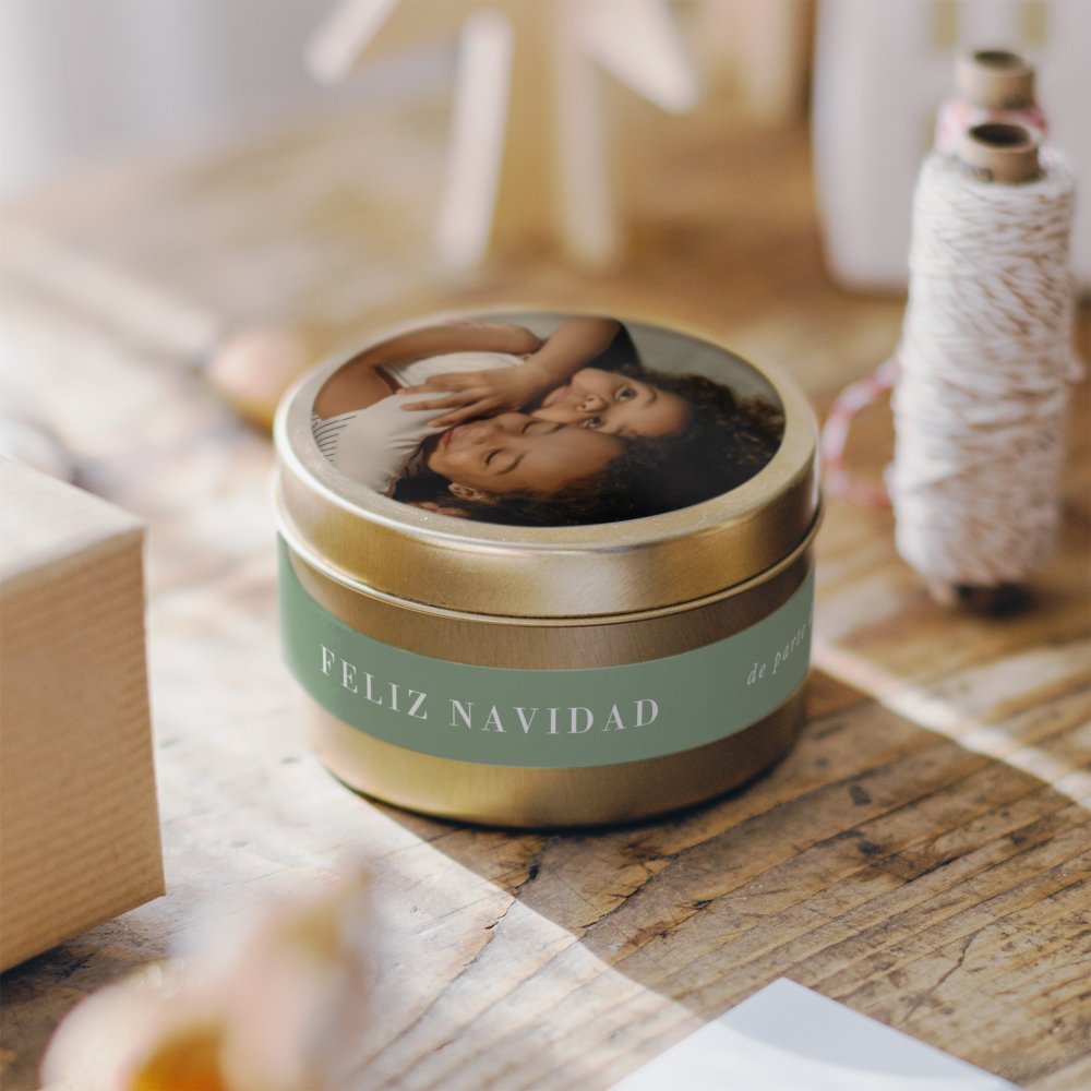 Adorno vintage - Follaje navideño