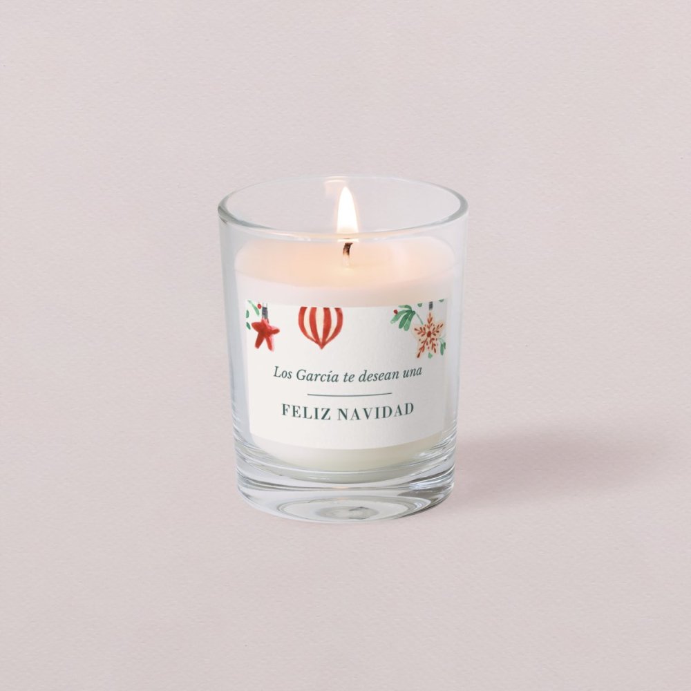 Adorno vintage - Follaje navideño