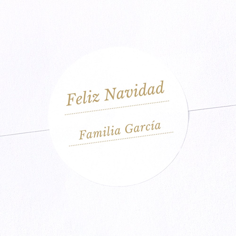 Sello navideño