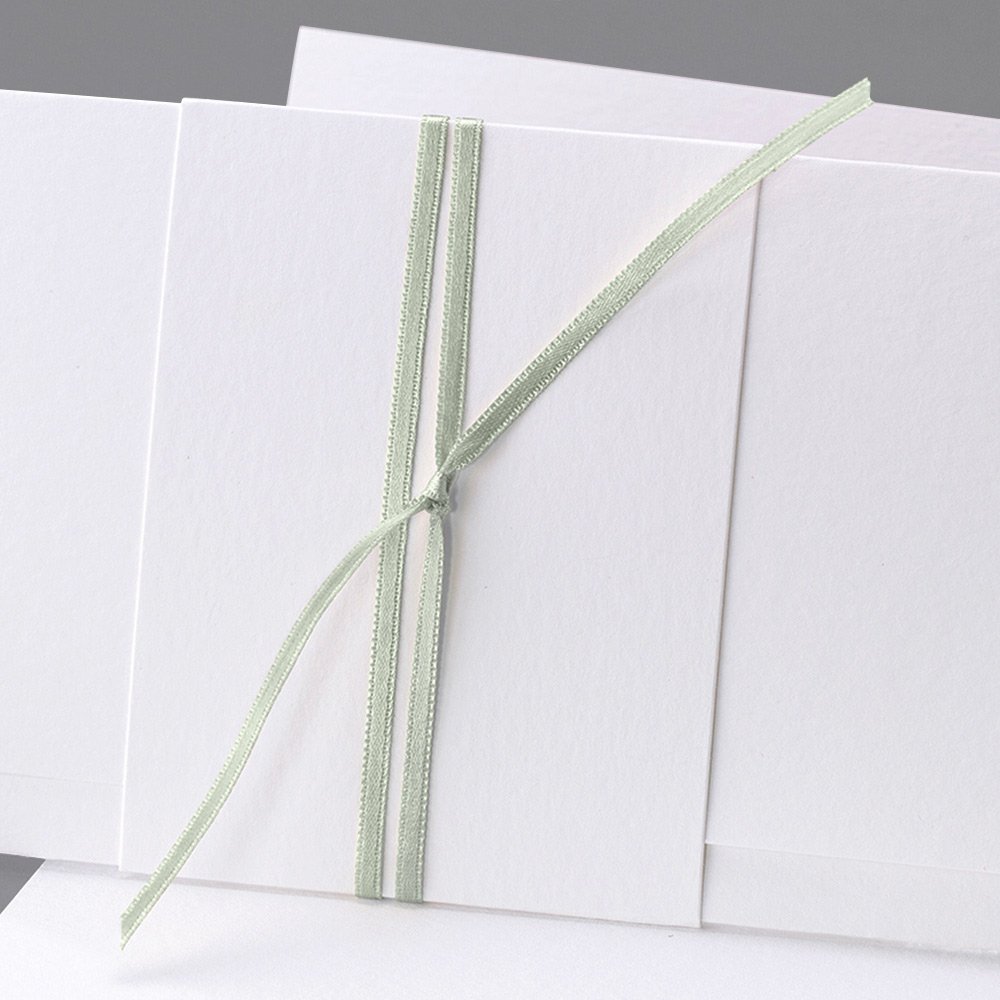 Lazo satén verde salvia 90 cm