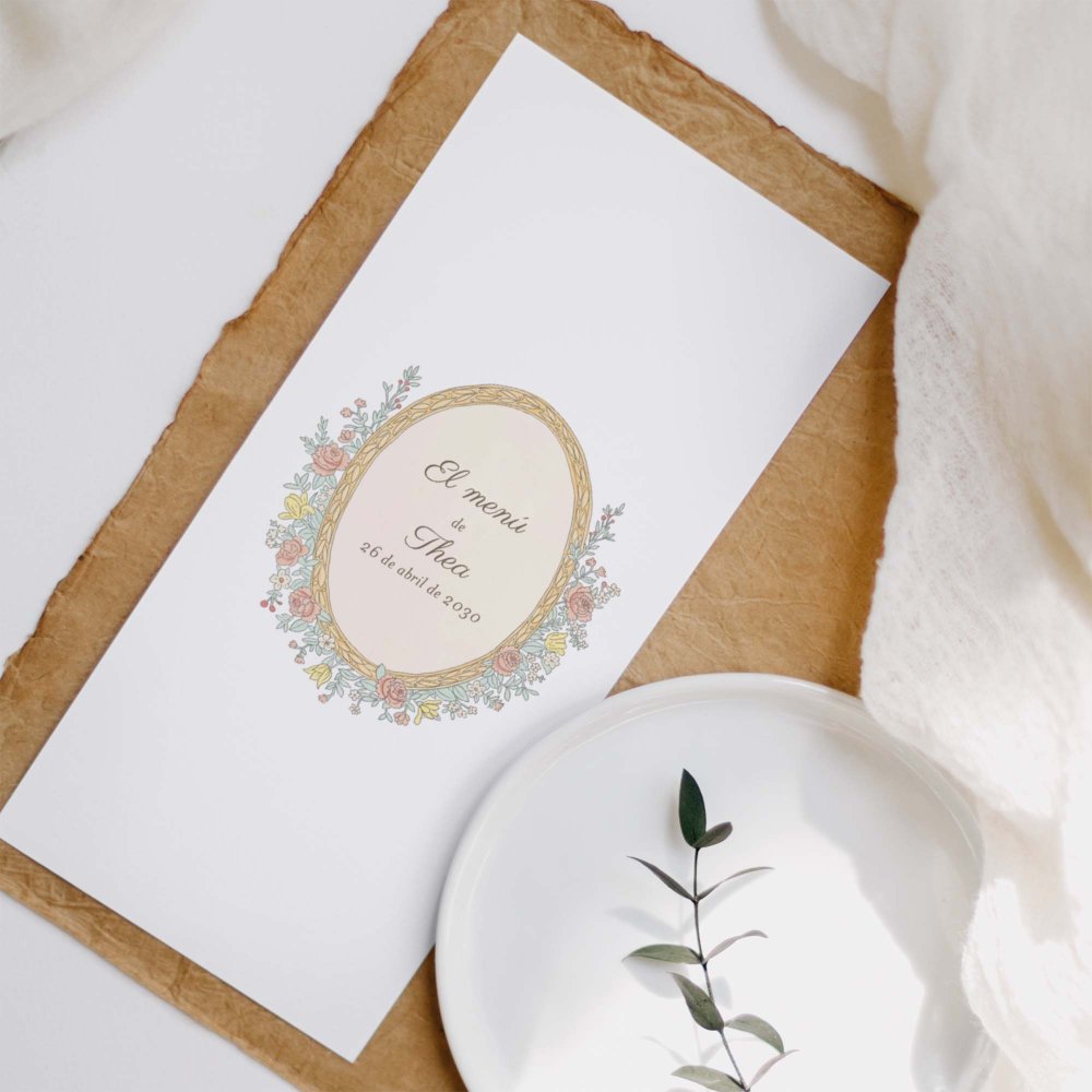 Mi primer retrato - rosa