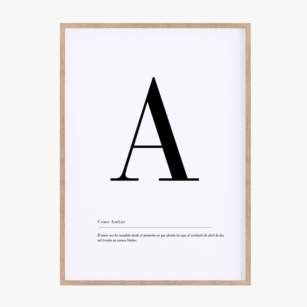 Affiche lettre