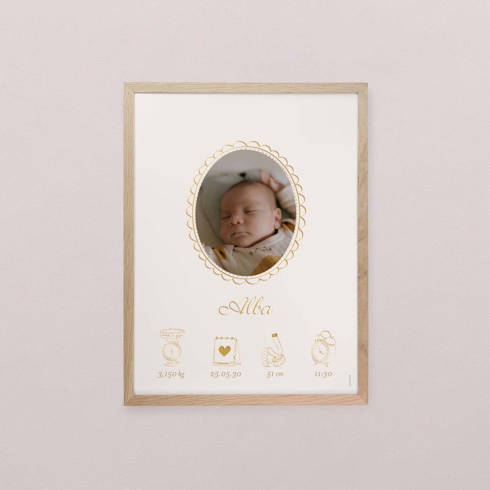Golden frame