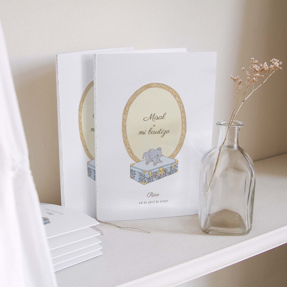 Mi primer retrato - azul