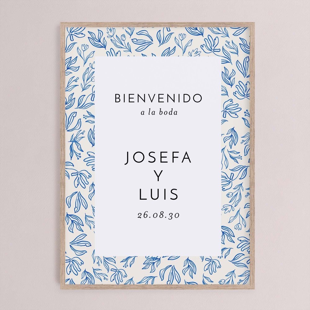 Azul floral