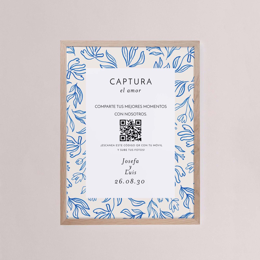 Azul floral