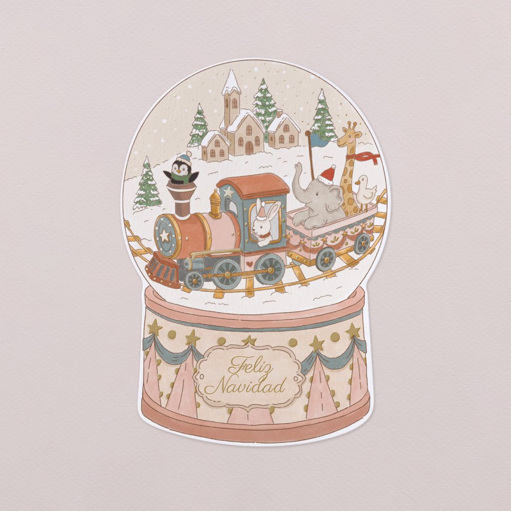 Bola de nieve - Tren de Navidad