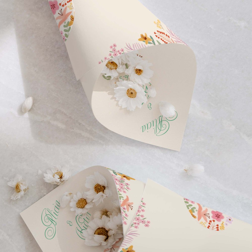 Pastel flowers