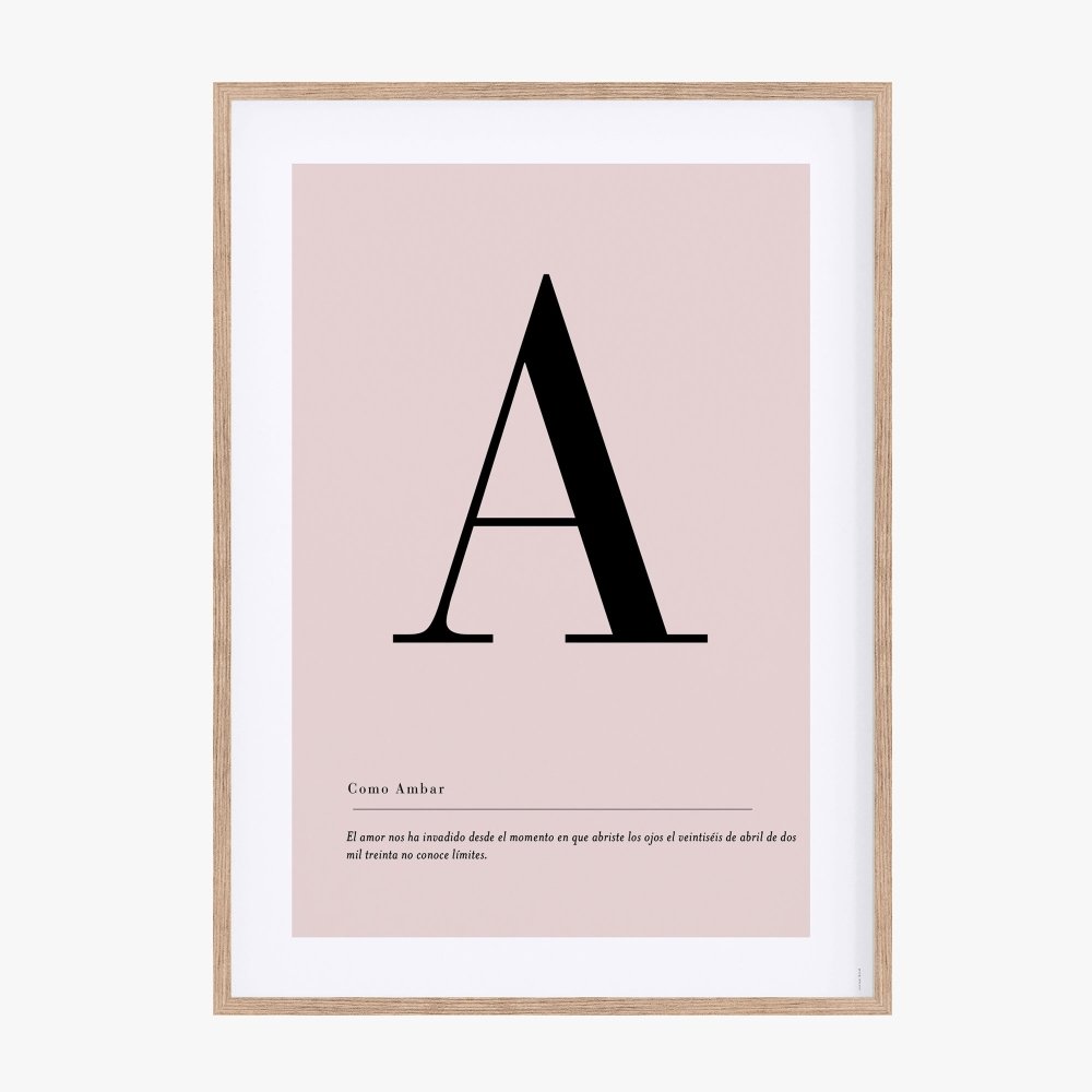 Affiche lettre