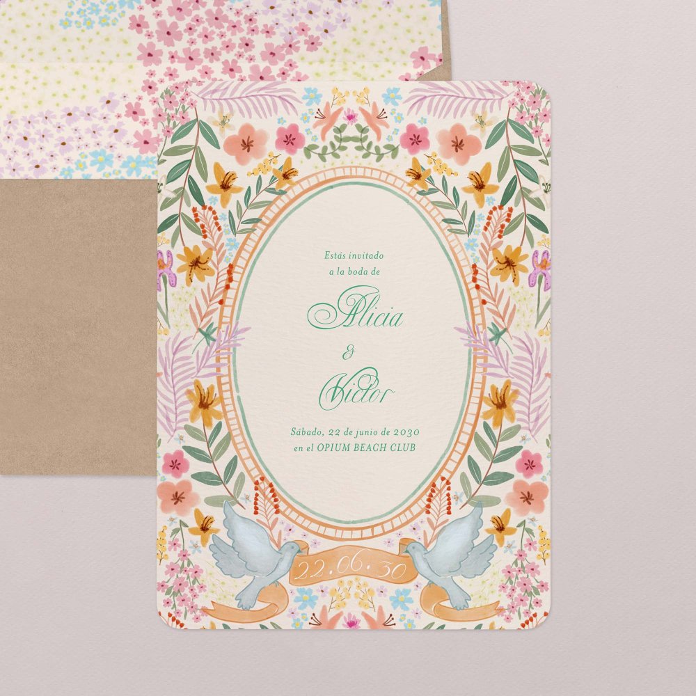 Pastel flowers
