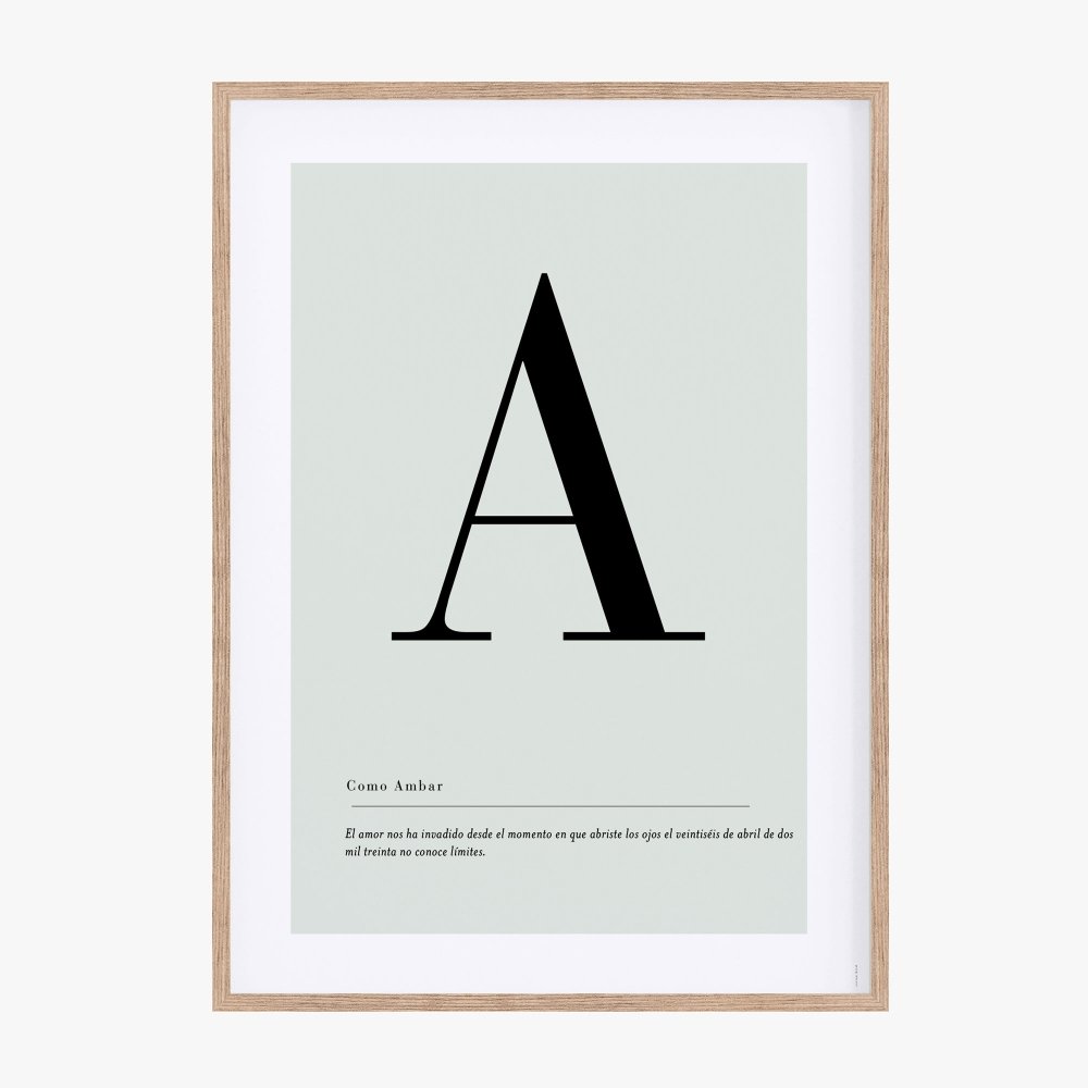 Affiche lettre
