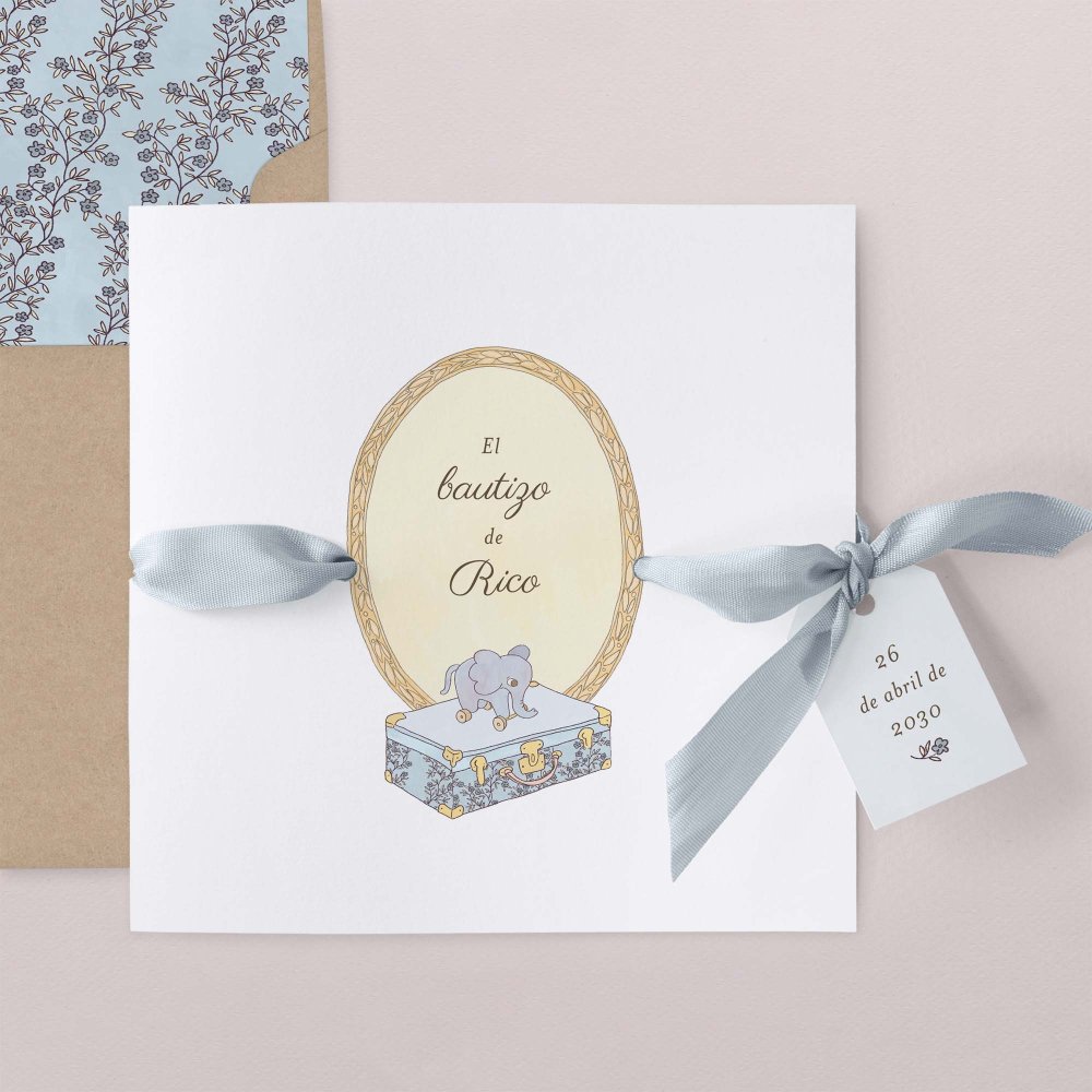 Mi primer retrato - azul