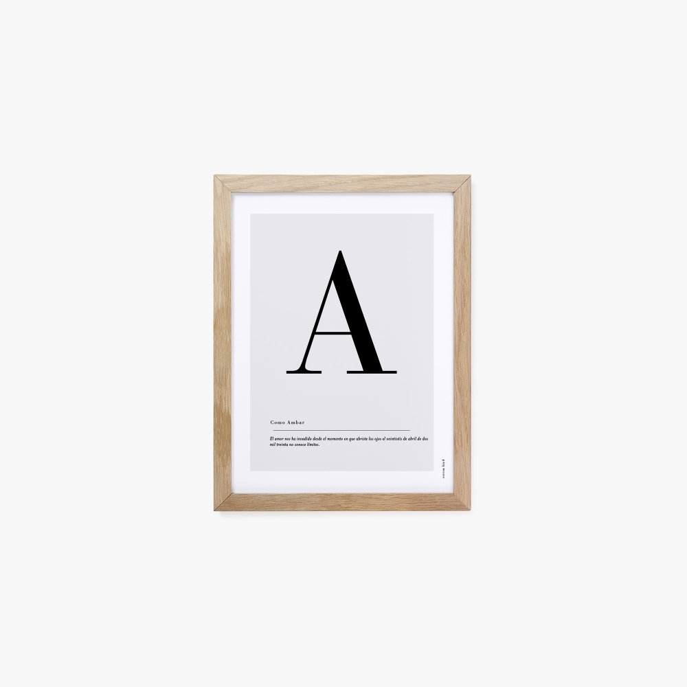 Affiche lettre
