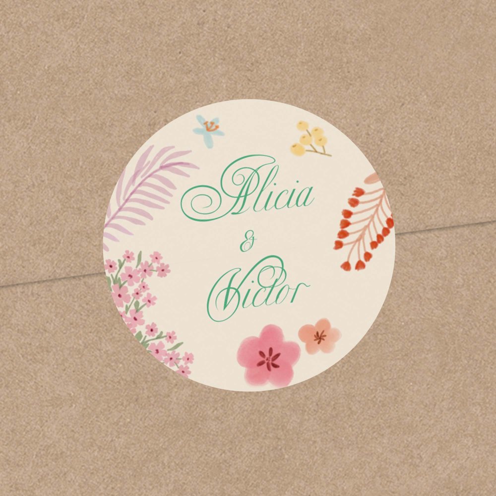 Pastel flowers