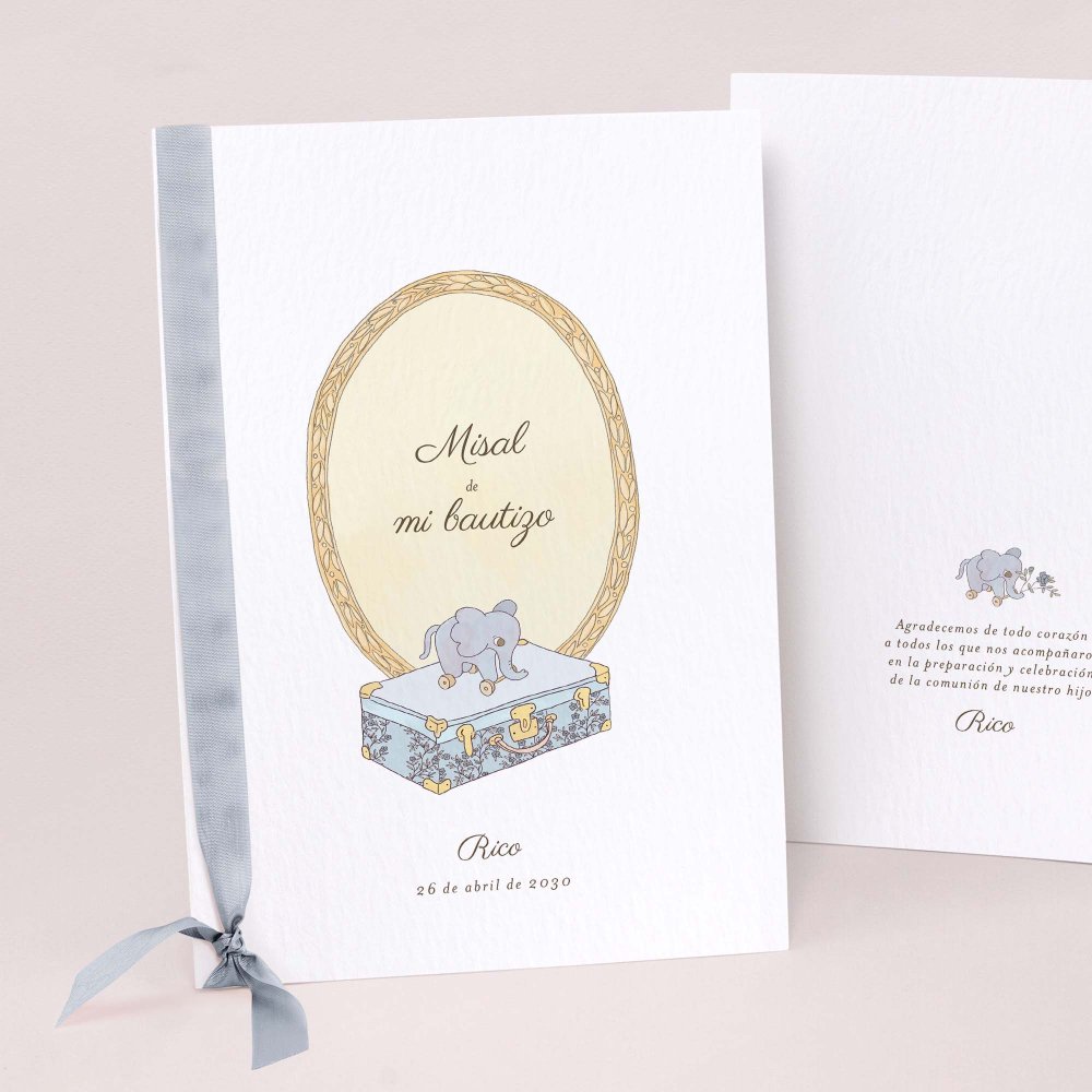 Mi primer retrato - azul