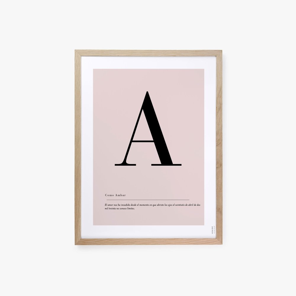 Affiche lettre