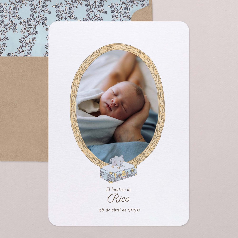 Mi primer retrato - azul