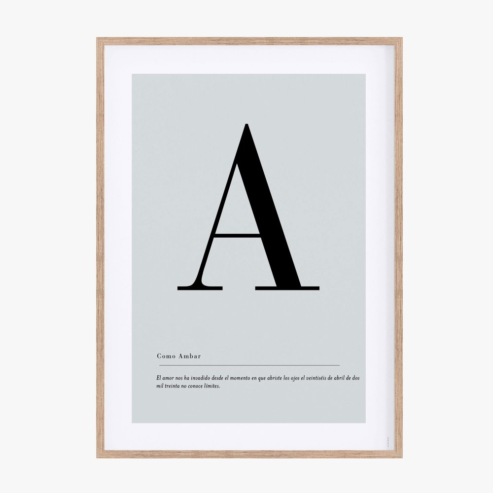 Affiche lettre
