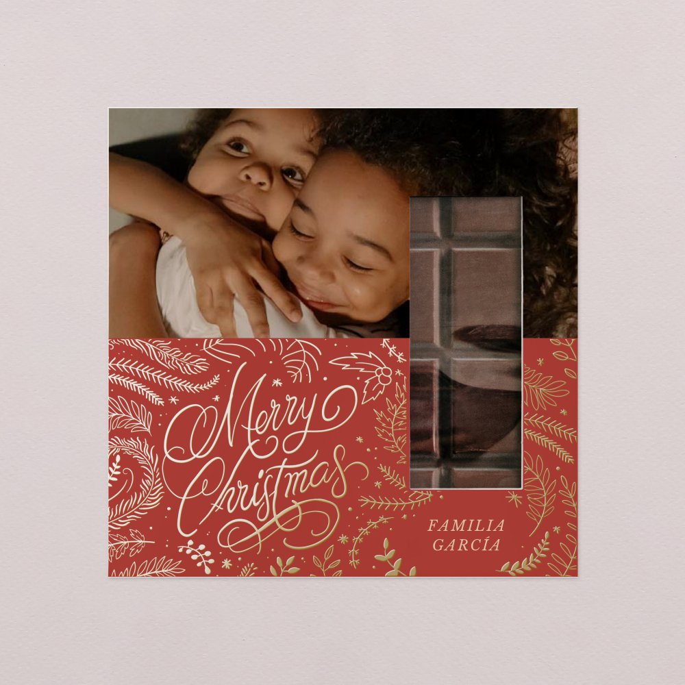 Abeto navideño - Rojo grosella
