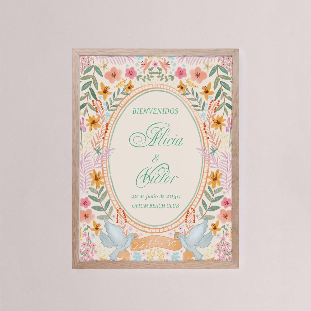 Pastel flowers