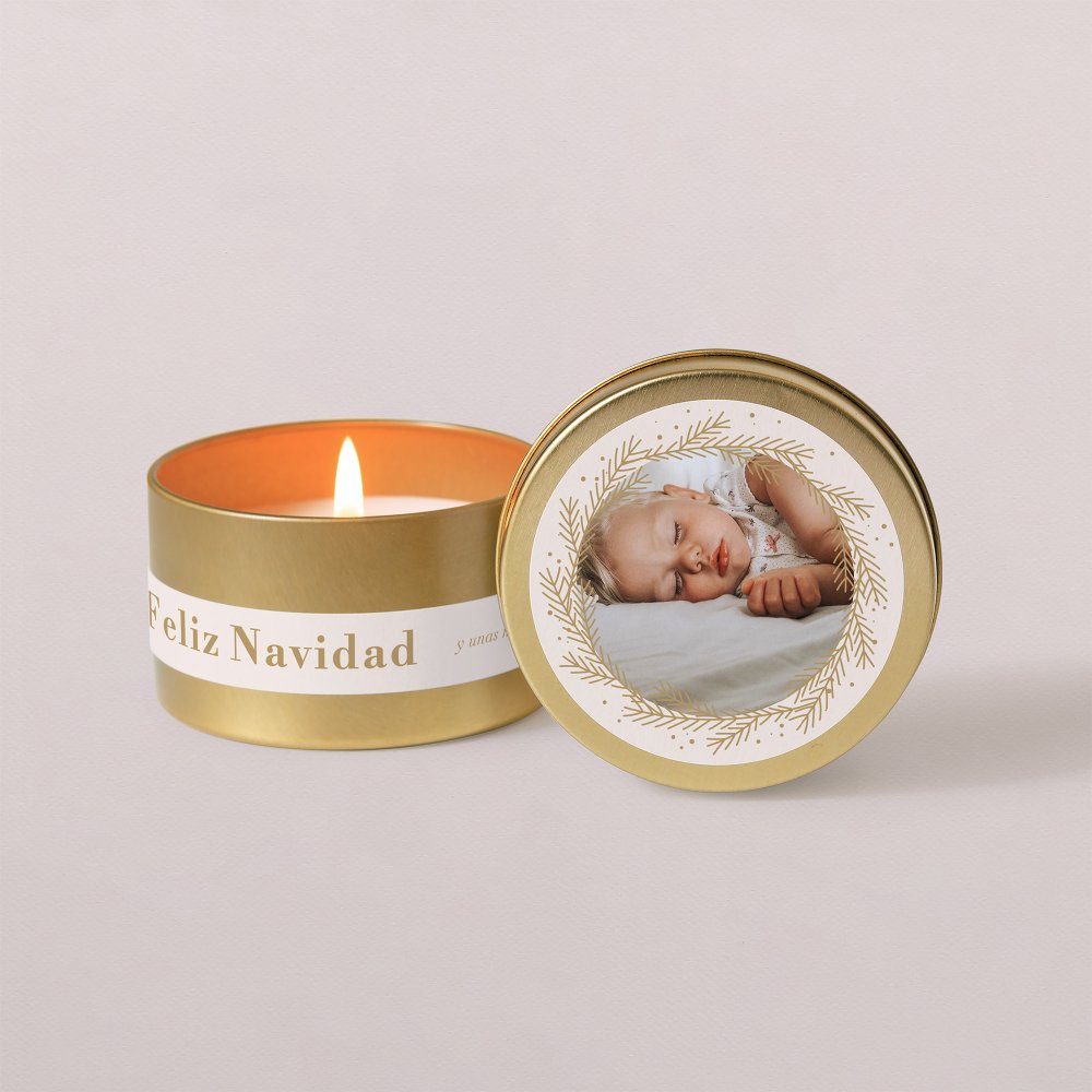Bola de Navidad - Corona dorada