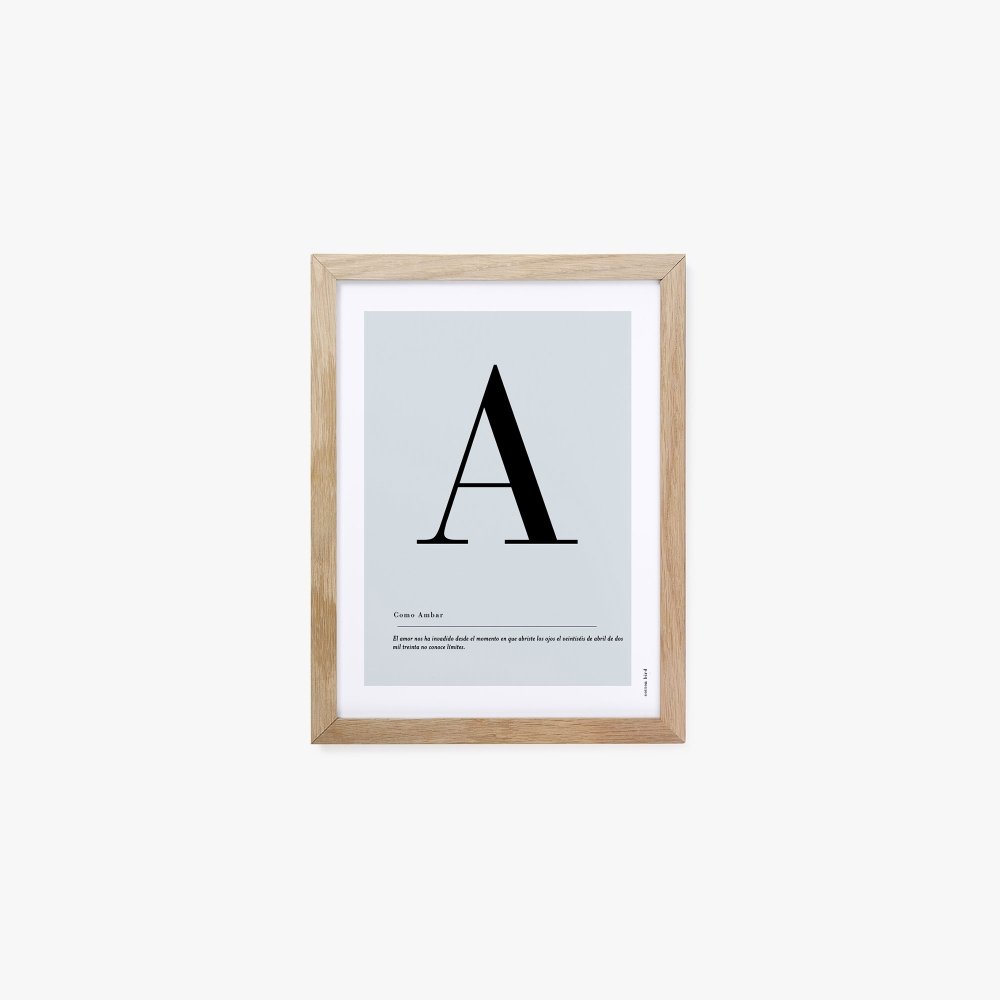 Affiche lettre