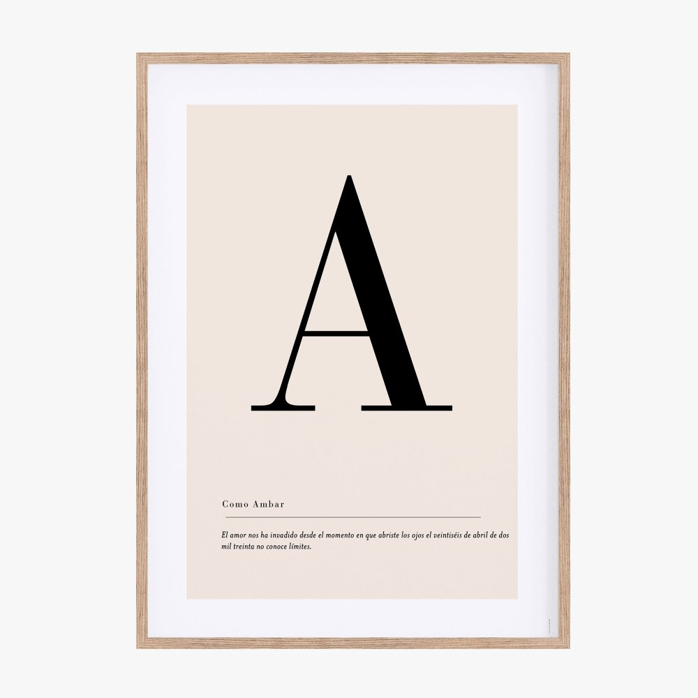 Affiche lettre