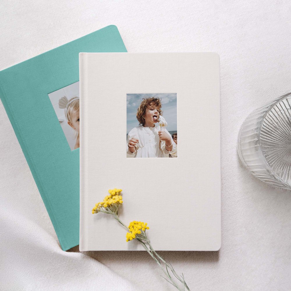 Cuaderno forrado en tela