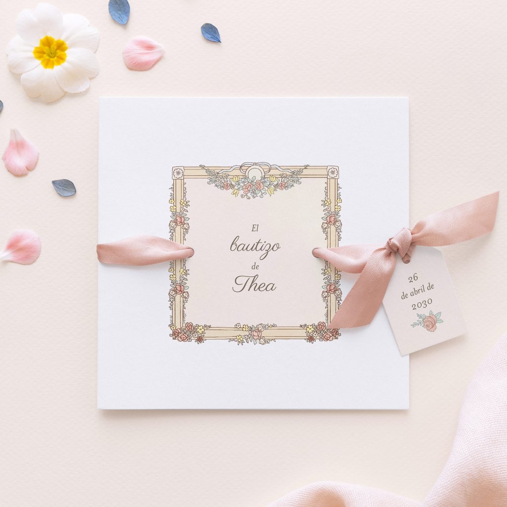 Mi primer retrato - rosa