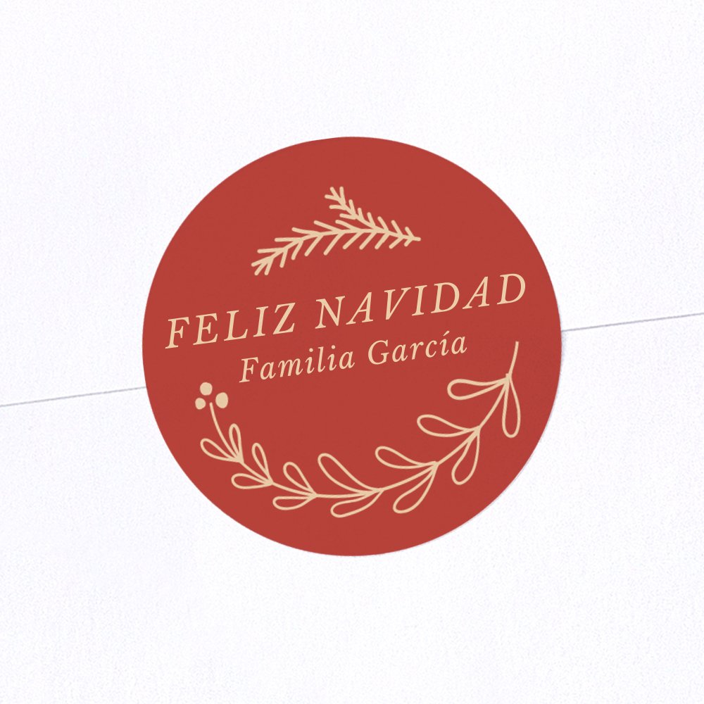 Adorno vintage - Rojo grosella