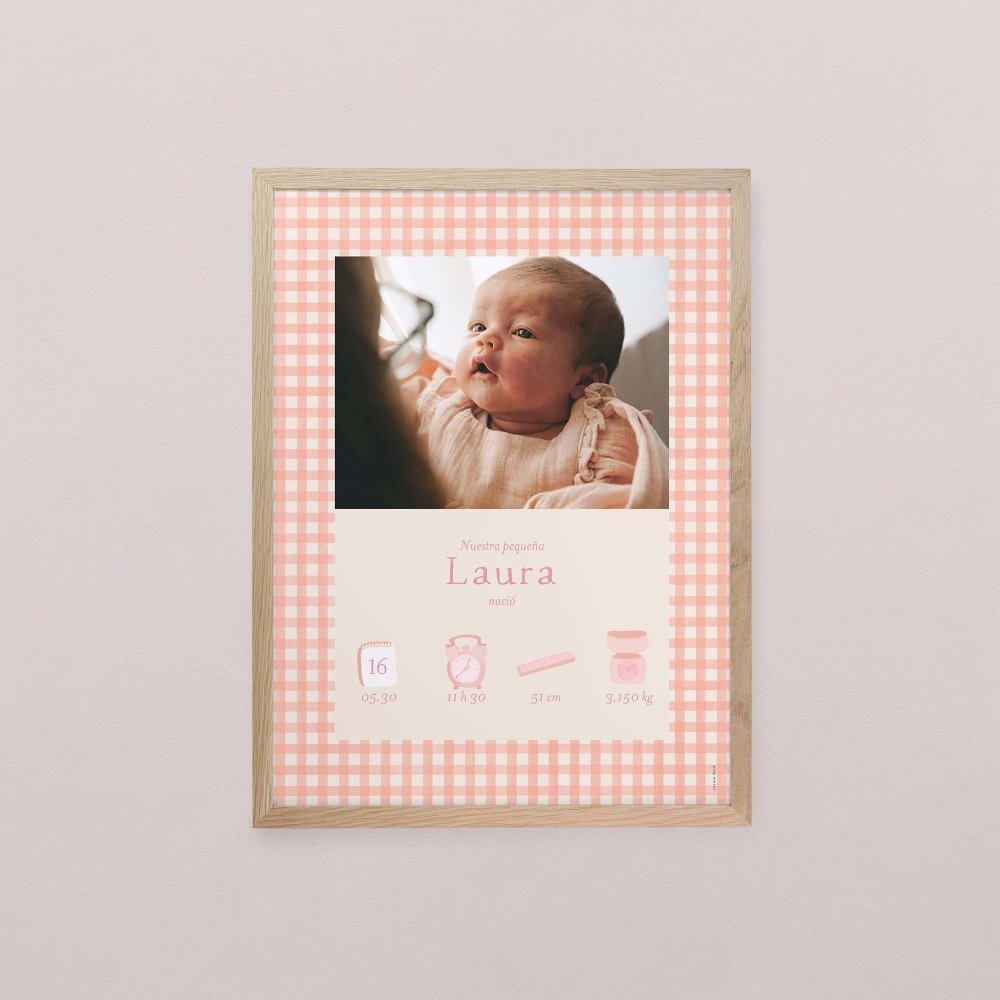 Bonito vichy - rosa