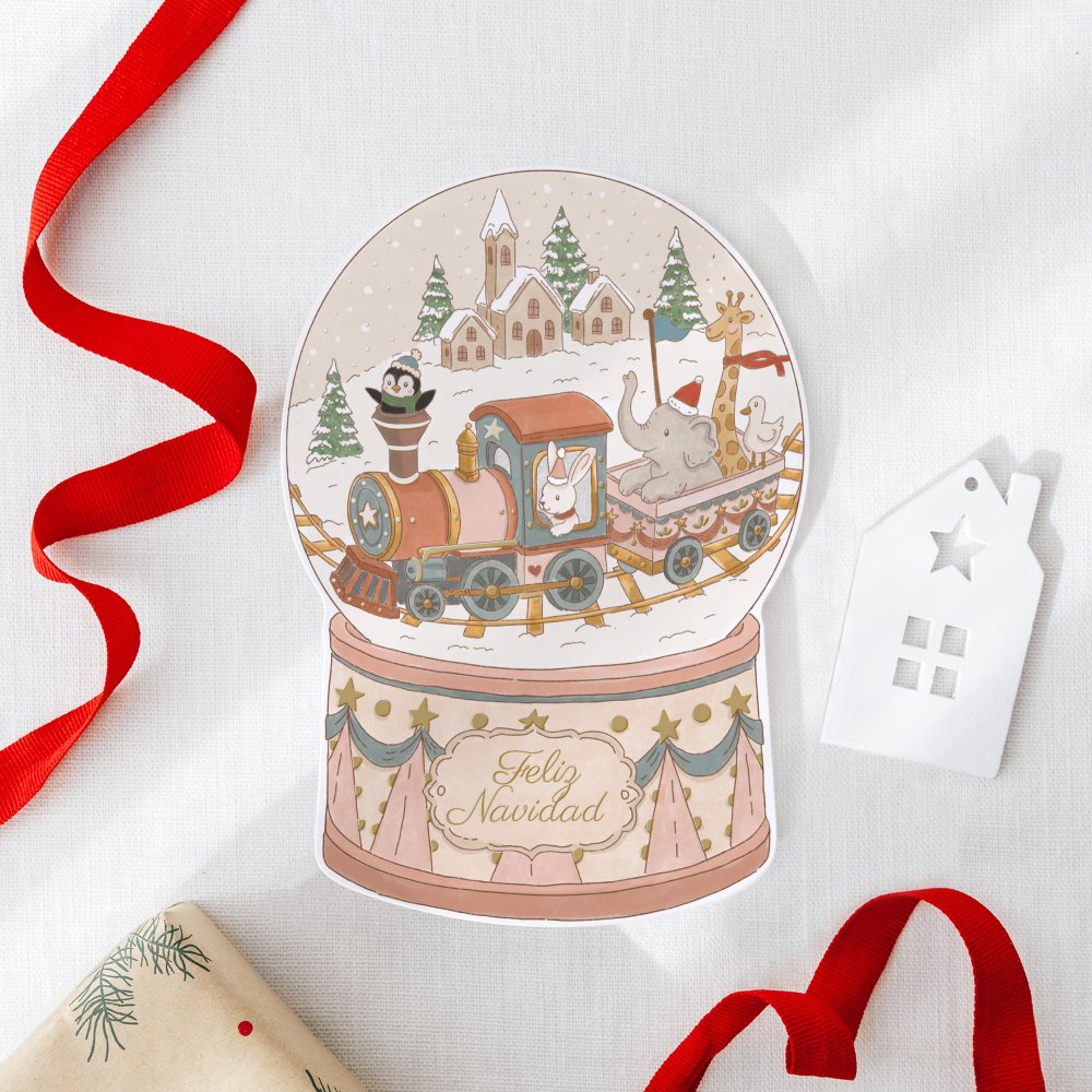 Bola de nieve - Tren de Navidad