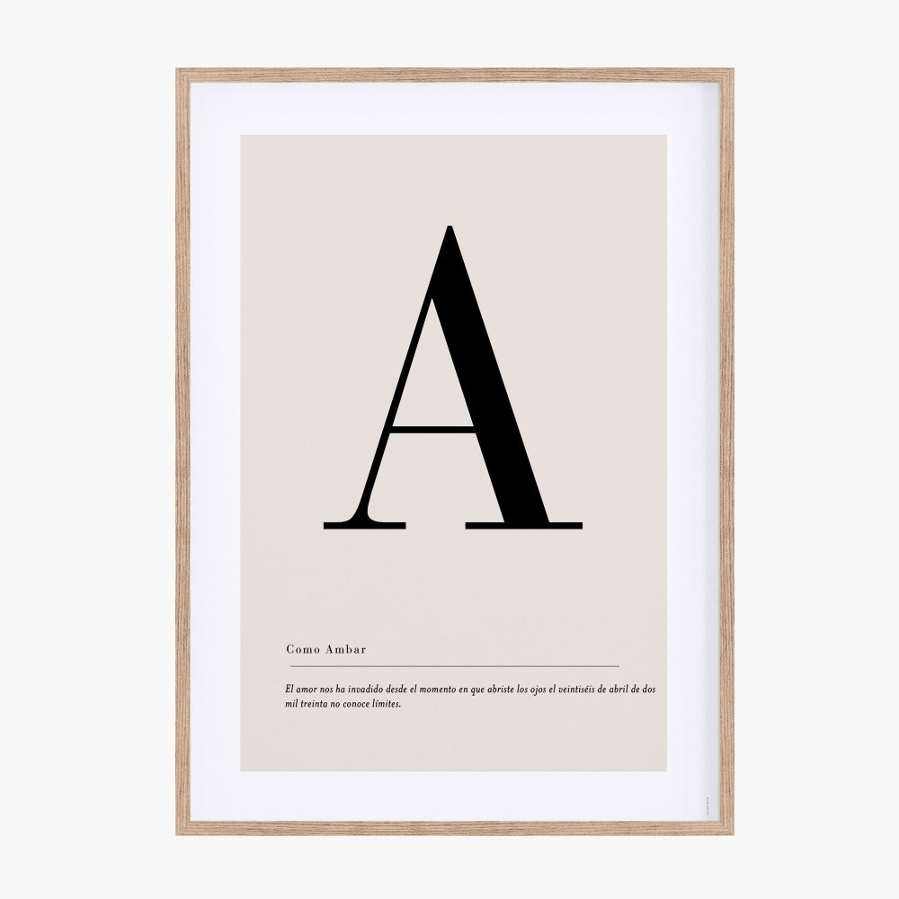 Affiche lettre