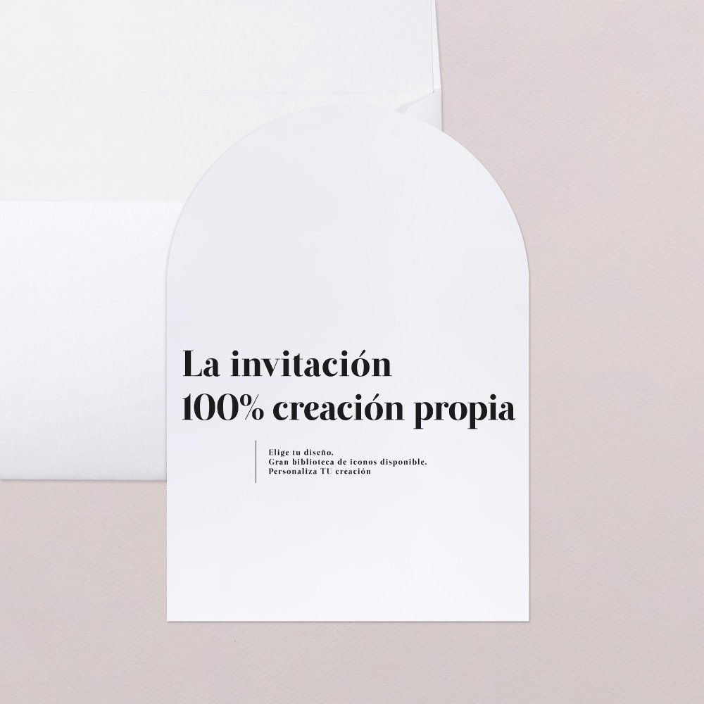 Tu creación 100% personalizada